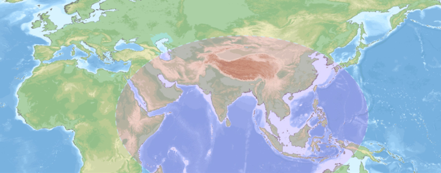 area Indo-Pacific and adjacent territories