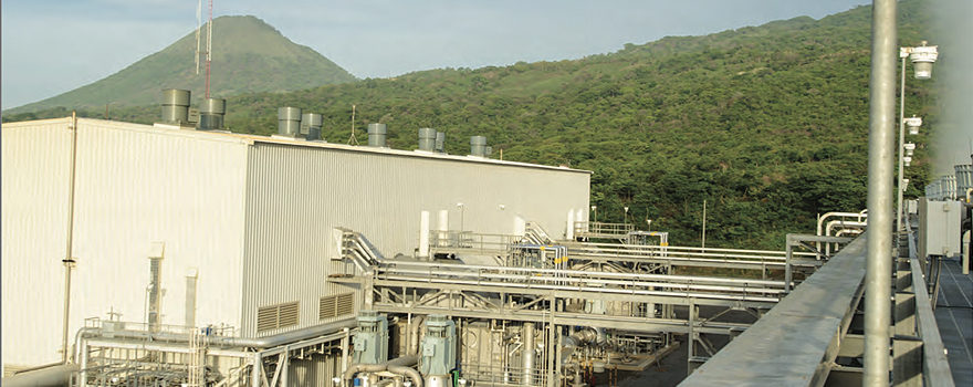 San Jacinto-Tizate geothermal power plant in Nicaragua [Polaris Energy Nicaragua S. A.] [Polaris Energy Nicaragua S. A.].