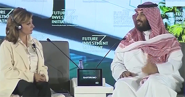 Statement by MBS in a conference organized in Riyadh in October 2017 [KSA].