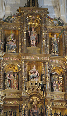 Main altarpiece of the parish church of Isaba