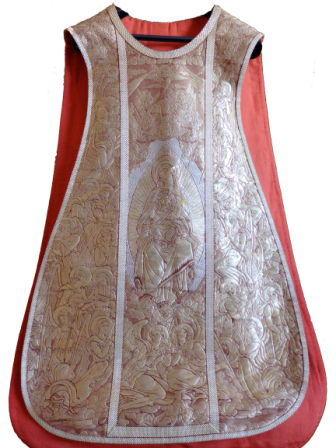 Chasuble with the Virgin and Child on the obverse side