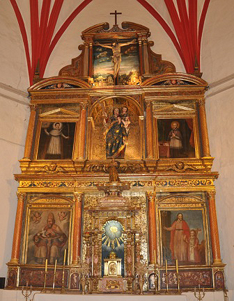 High altarpiece. Church of Nuestra Señora de la Victoria de Cascante