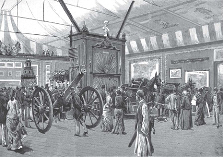 conference room of the Ministry of War in the exhibition of Paris (1878)