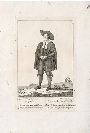 Roncalés (Collection of Spanish Costumes), engraving by Juan de la Cruz on a drawing by María Agustina de Azcona.