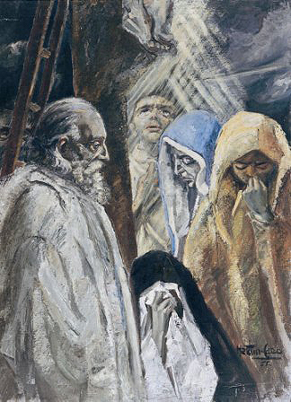 At the Foot of the Cross, Julio Martín-Caro, 1955