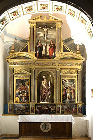 Altarpiece of San Juan Bautista. 1615.
