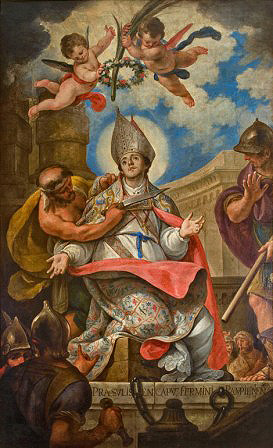 Martrio de San Fermín, by José Jiménez Donoso (1687)