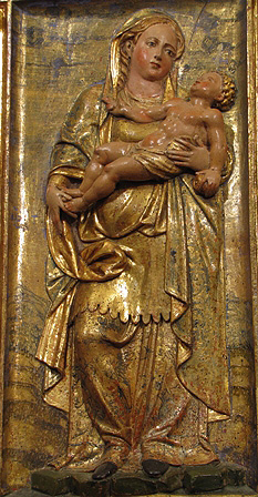 Main altarpiece of Lerate. Virgin and Child