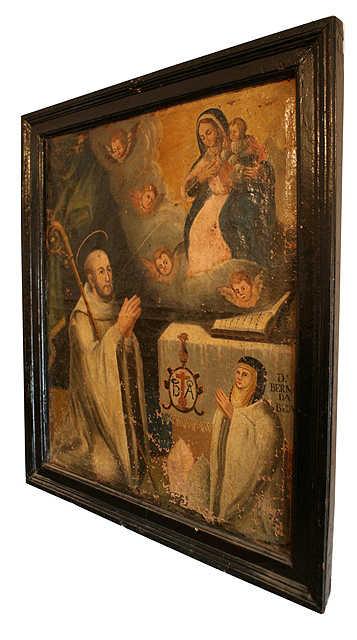 "The Virgin comforting St. Bernard". Monastery of Tulebras