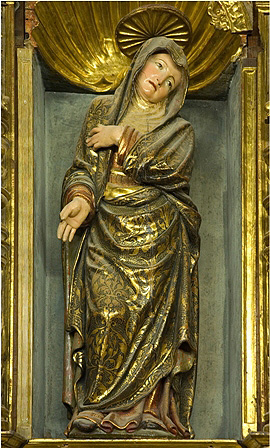 Altarpiece of the Crucifixion from the church of San Nicolás de Tudela (1525-1530).