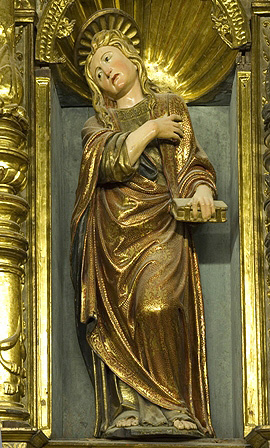 Altarpiece of the Crucifixion from the church of San Nicolás de Tudela (1525-1530).