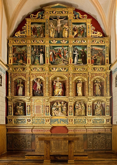 High altarpiece of Eguiarreta. 
