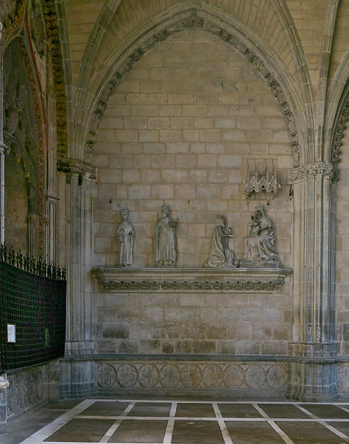 Epiphany, by Jacques Perut. Cloister