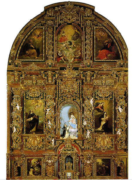 Altarpiece of the convent of Santo Domingo de Tudela