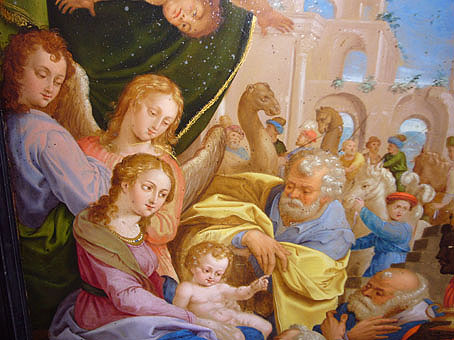 Detail of the Virgin and Child with St. Joseph