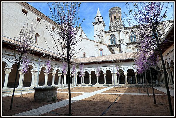 Cloister of the cathedral of Tudela at present.