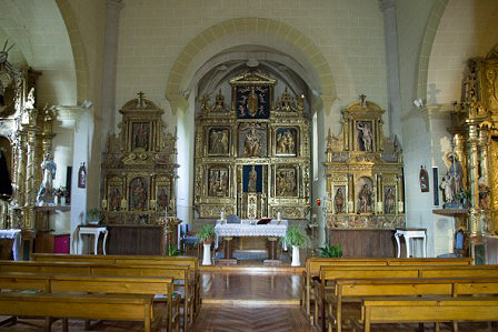 Armañanzas. Parish Church of Santa María Interior