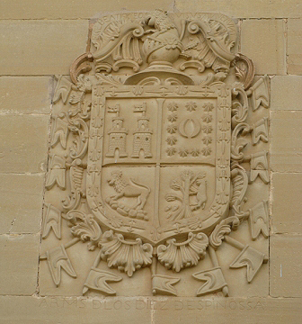 Armañanzas. Coat of arms of the Díez de Espinosa family.