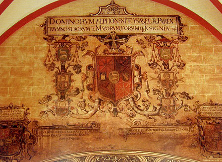 Mural paintings of the chapel of the Enríquez and Cervantes de Navarra.