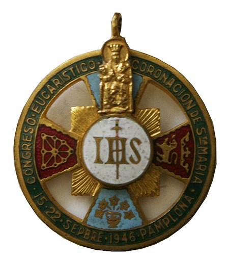Medal of the coronation of Our Lady of the Tabernacle, 1946.