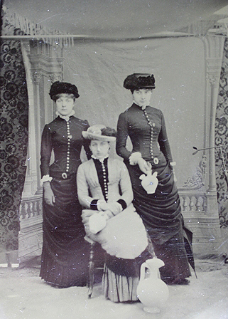 Portrait of group. Ferrotype. Anonymous. c. 1870. 