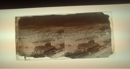 Stereoscopic view of the Caparroso Mill. Ca. 1870
