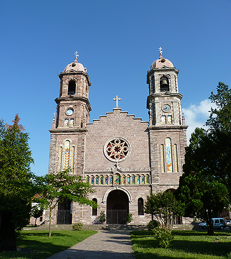 Parish church of Santiago in Elizondo