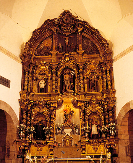 Parish Church of Arizcun. Main altarpiece