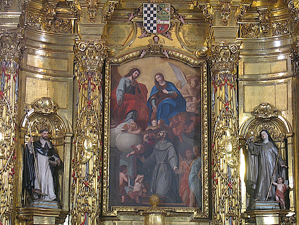 Convent of the Poor Clares of Arizcun. Main altarpiece