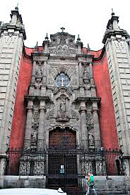 Plate 2. Church of high school de la teaching. Mexico City.