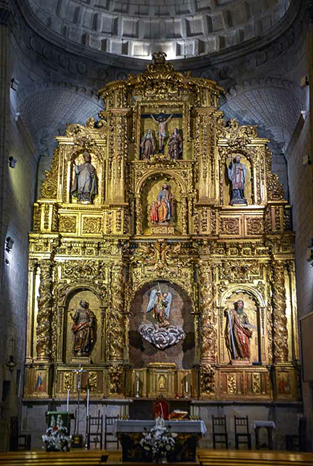 Larraga main altarpiece, by Fermín de Larrainzar, 1696-99. Photo I. Yoldi