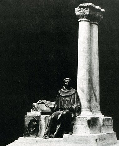 Fructuoso Orduna. Sketch of the unrealised monument to Fr Diego de Estella, 1924.