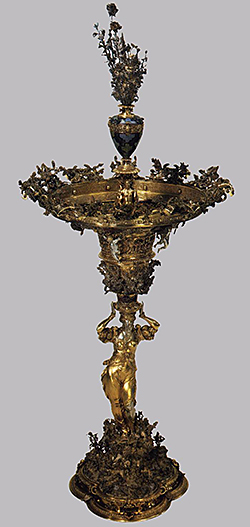 Cup, Wenzel Jamnitzer, Nuremberg, 1549, gilded silver, 100 cm high (Amsterdam, Rijksmuseum)