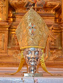 Reliquary of the head of Saint Gregory