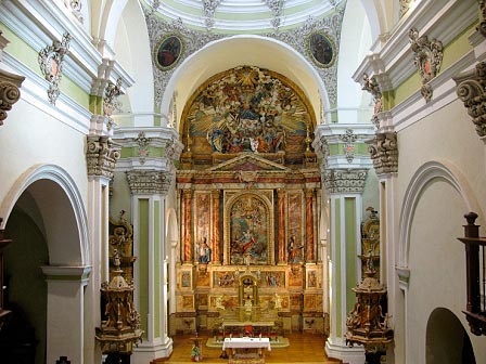 Villafranca. Parish Church of Santa Eufemia