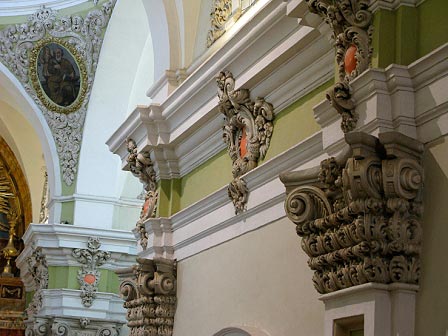 Villafranca. Parish Church of Santa Eufemia. Inside