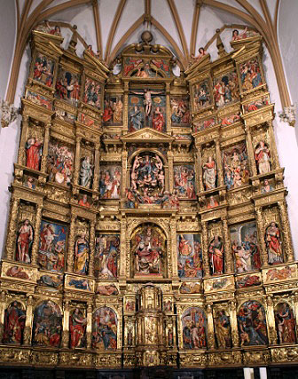 High altarpiece of the parish church of the Assumption of the Virgin of Valtierra Juan Martín de Salamanca and others, 1577-1580 and 1590-1598 (Photo: Carlos Becerril)