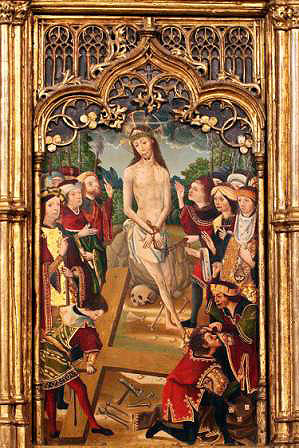Preparation of the Holy Cross Altarpiece of the Incredulity of St. Thomas the Apostle, 1507