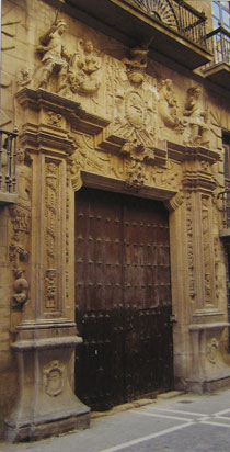 Façade of the Palace of the Marquis of San Miguel de Aguayo