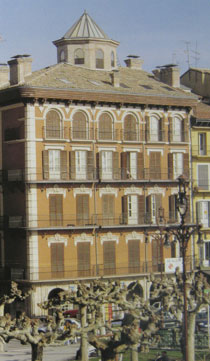 Main house of the Goyeneche family. Rear façade