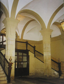 Entrance hall of the palace of the Marquis of San Miguel de Aguayo