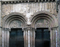 Portada de Platerías of the Cathedral of Santiago de Compostela
