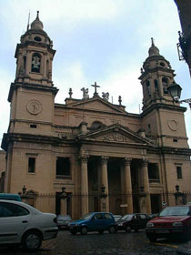 Façade of Pamplona Cathedral