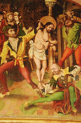 High altarpiece (detail). Tudela Cathedral