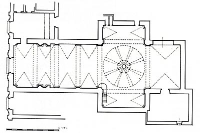 Plan of the church of the M.M. Dominicas. Founded in 1622. Church: 1681-1689
