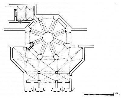 Plan of the church of the Company of Mary. Founded in 1687. Church: 1732-1742