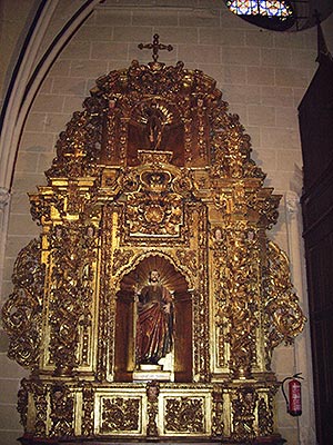 Parish Church of San Juan de Estella. Altarpiece of St. Thomas