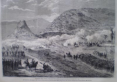"Battle of Monte-Jurra," La Ilustración Española y Americana, November 24, 1873.