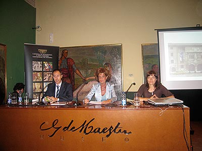 From left to right: Mr. José Javier Azanza López, Ms. Begoña Ganuza and Ms. María José Tarifa Castilla.