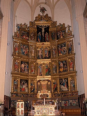 Main altarpiece of the parish church of San Juan de Estella